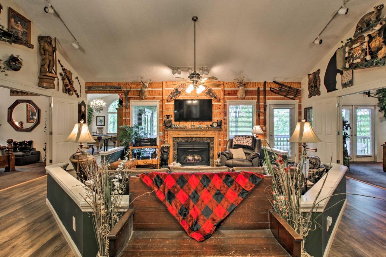 Eclectic Cabin With Hot Tub 1 Mi To Ober Gatlinburg Ngoại thất bức ảnh